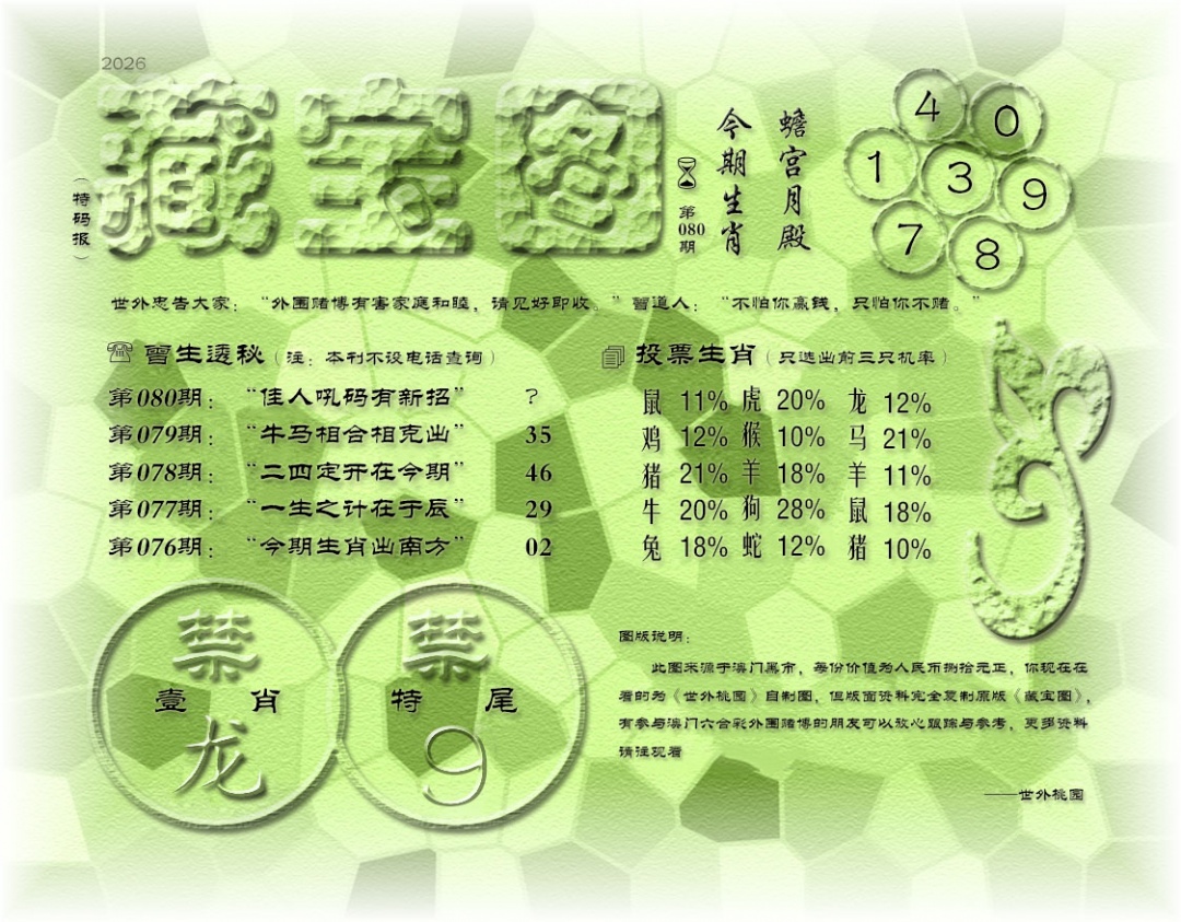 080期老《藏宝图》[图]