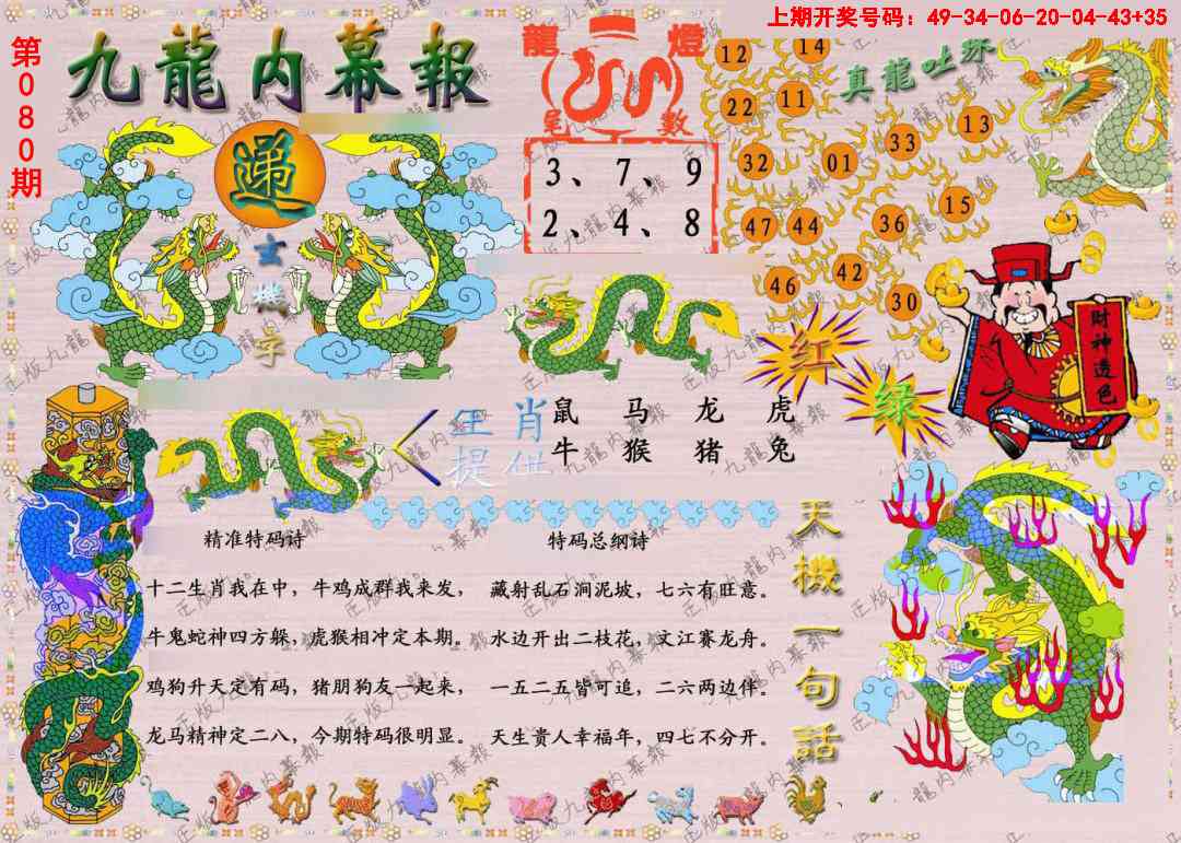 080期正版九龙内幕报[图]